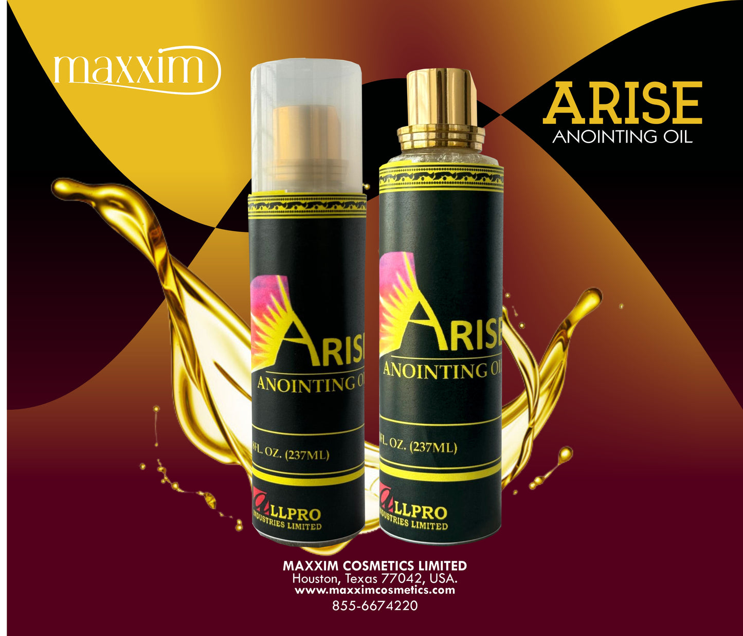 Arise Anointing Oil, 8 Fl.Oz (237ml)