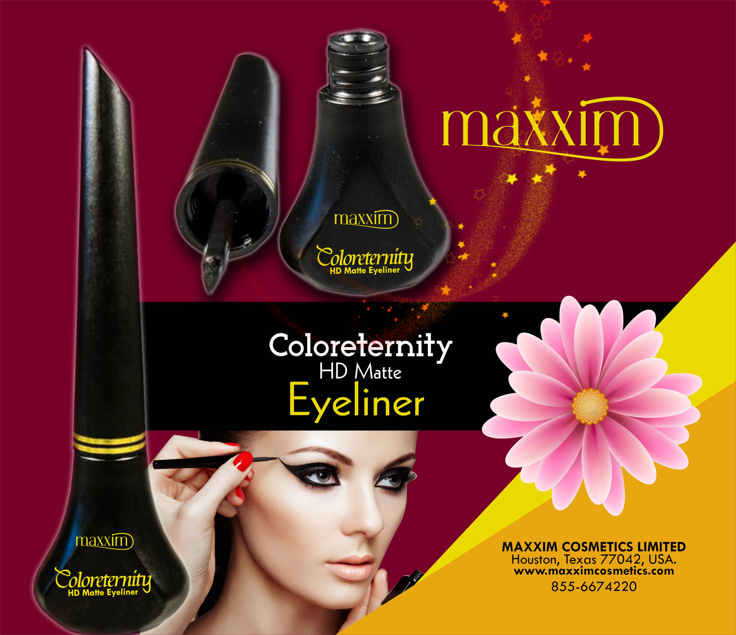 Maxxim Coloreternity HD Matte Eyeliner 5ml