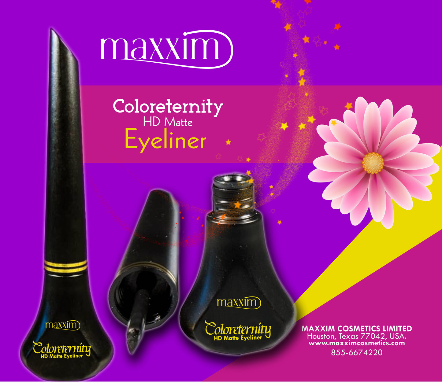 Maxxim Coloreternity HD Matte Eyeliner 5ml