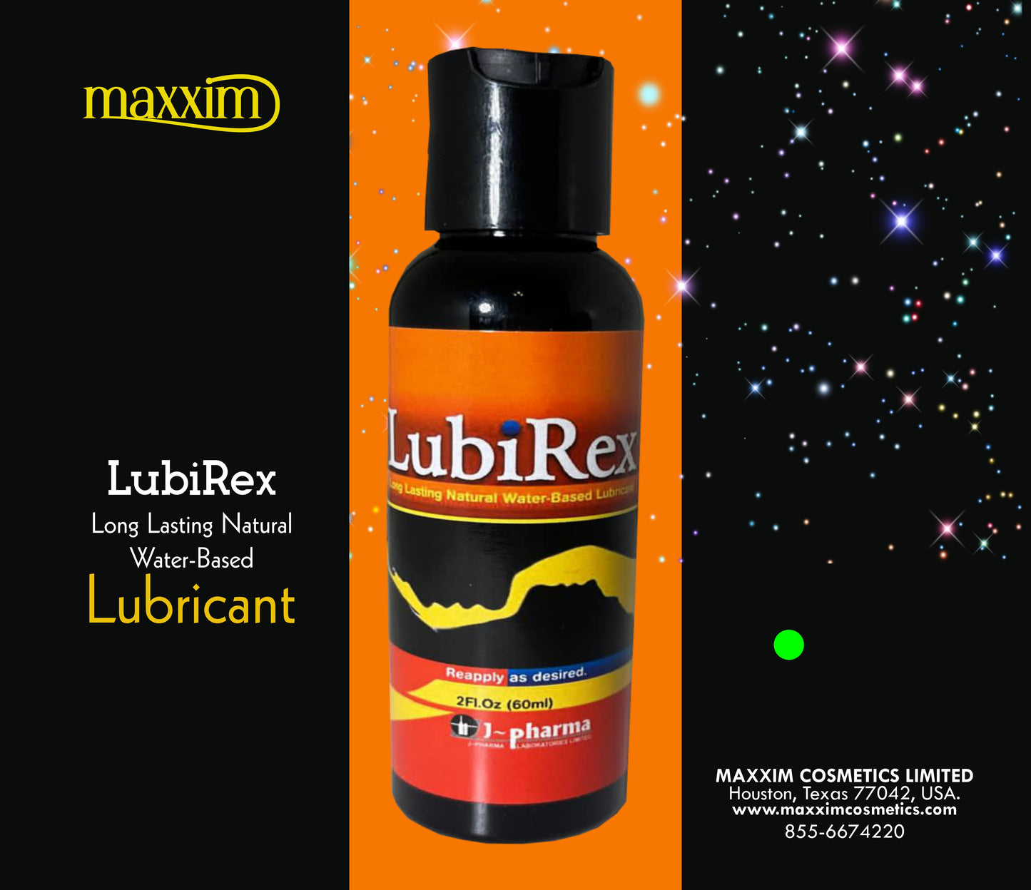 LubiRex Personal Lubricant 2 Fl Oz(60ml)