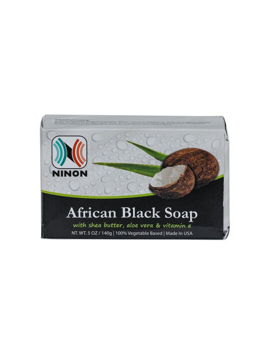 Ninon African Black Soap 5 Oz(140g)