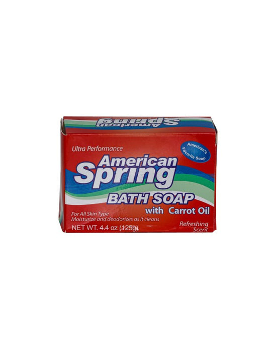 American Spring Bath Soap With Carrot Oil 4.4 Oz(125g)